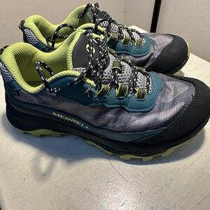 Merrell Teal and Lime Trail Shoes